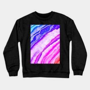 Fancy Ocean Waves Crewneck Sweatshirt